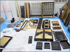 仏壇の解体修理風景　～分解洗浄工法の場合～